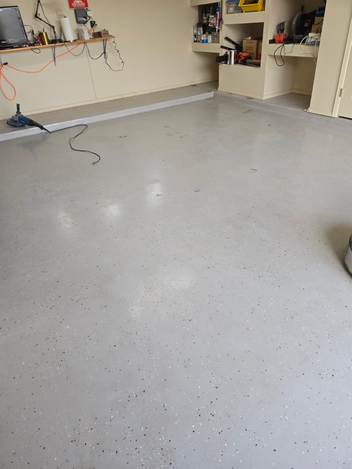 Before view of concrete coating project 2